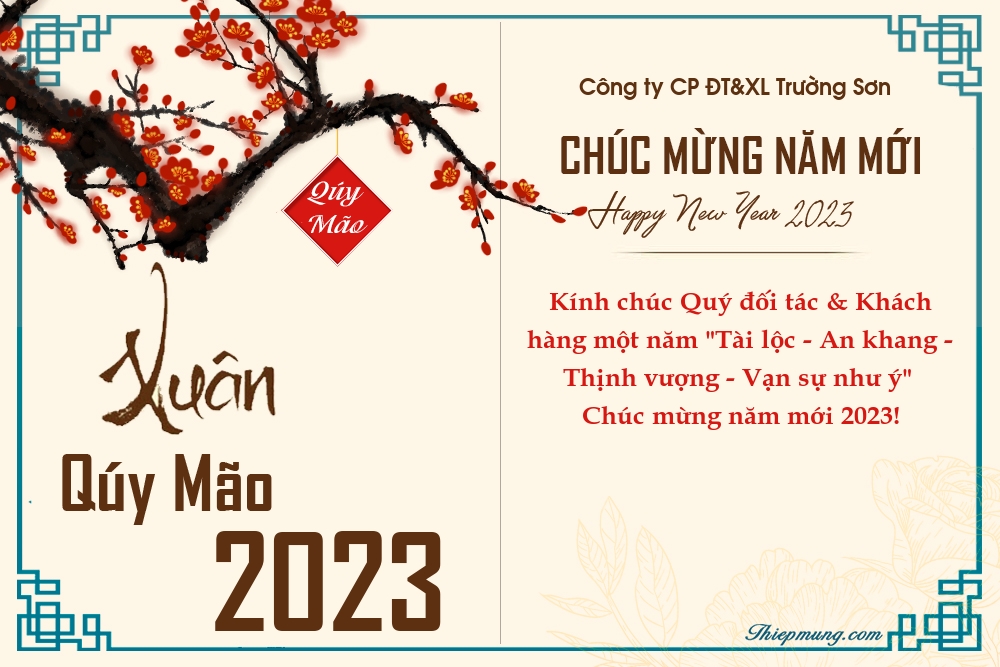 Chúc mừng năm mới – Xuân Quý Mão 2023